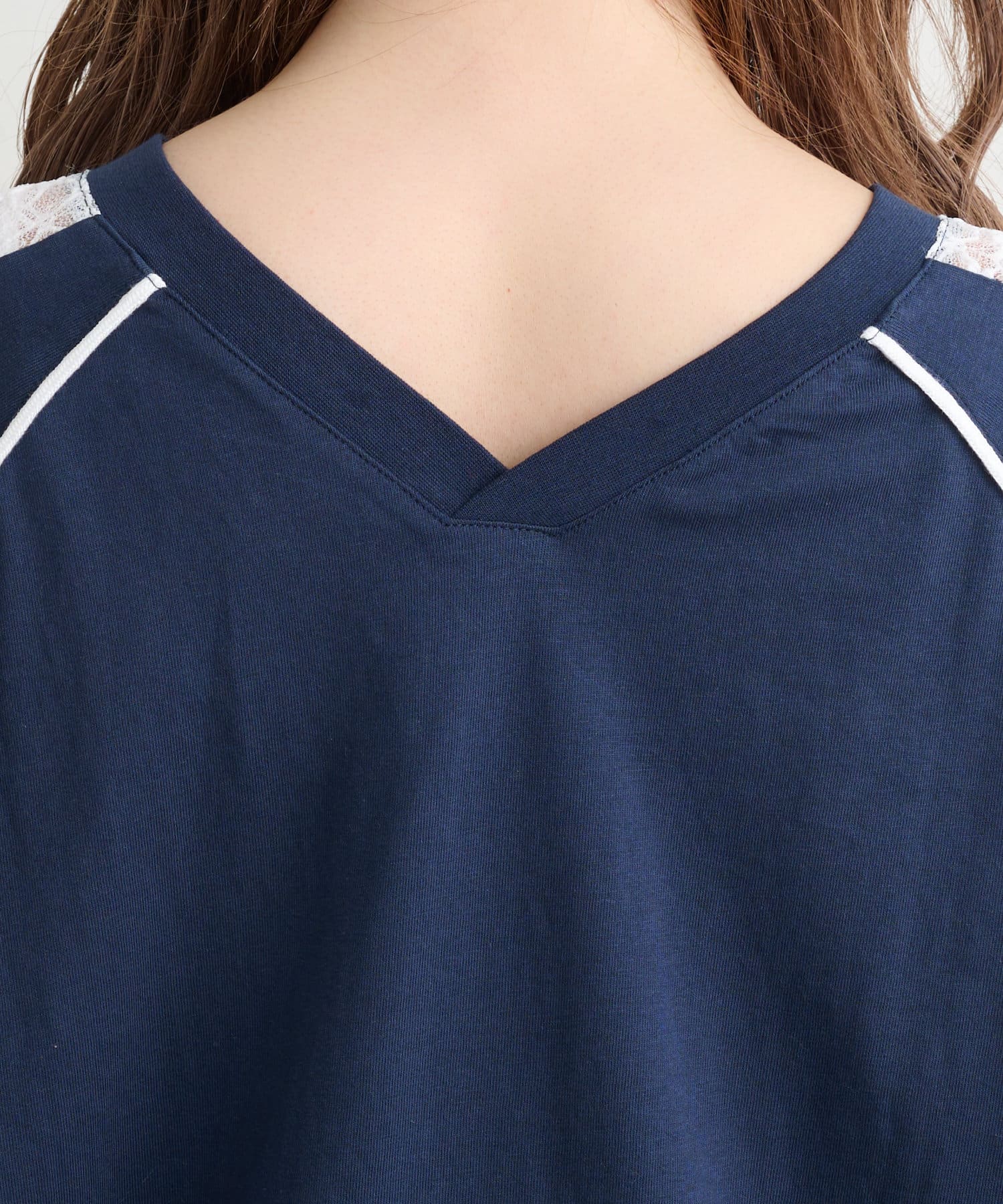 RAY CASSIN(レイカズン) レースナンバリングルーズTシャツ